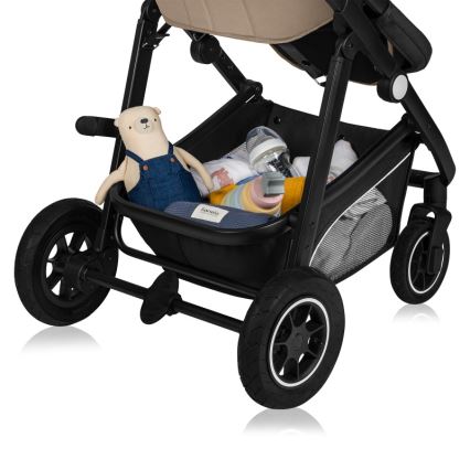 Lionelo - Passeggino combinato 3 in 1 BIANKA Beige Sabbia