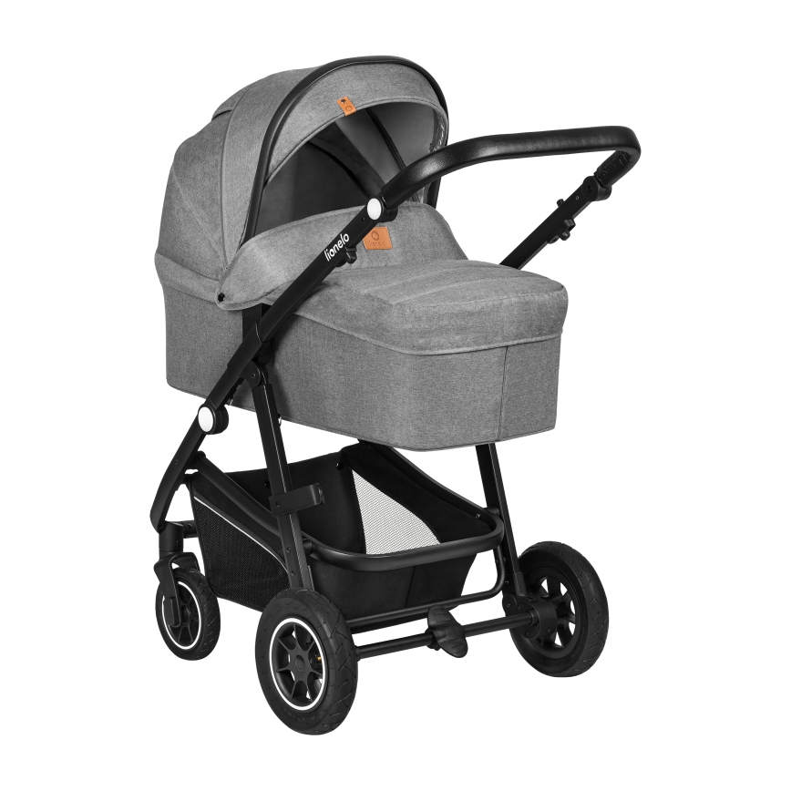 Lionelo - Passeggino combinato 3 in 1 BIANKA Grey Stone