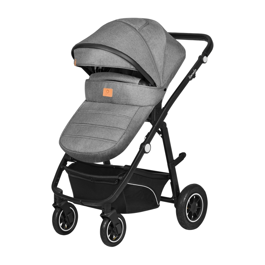Lionelo - Passeggino combinato 3 in 1 BIANKA Grey Stone