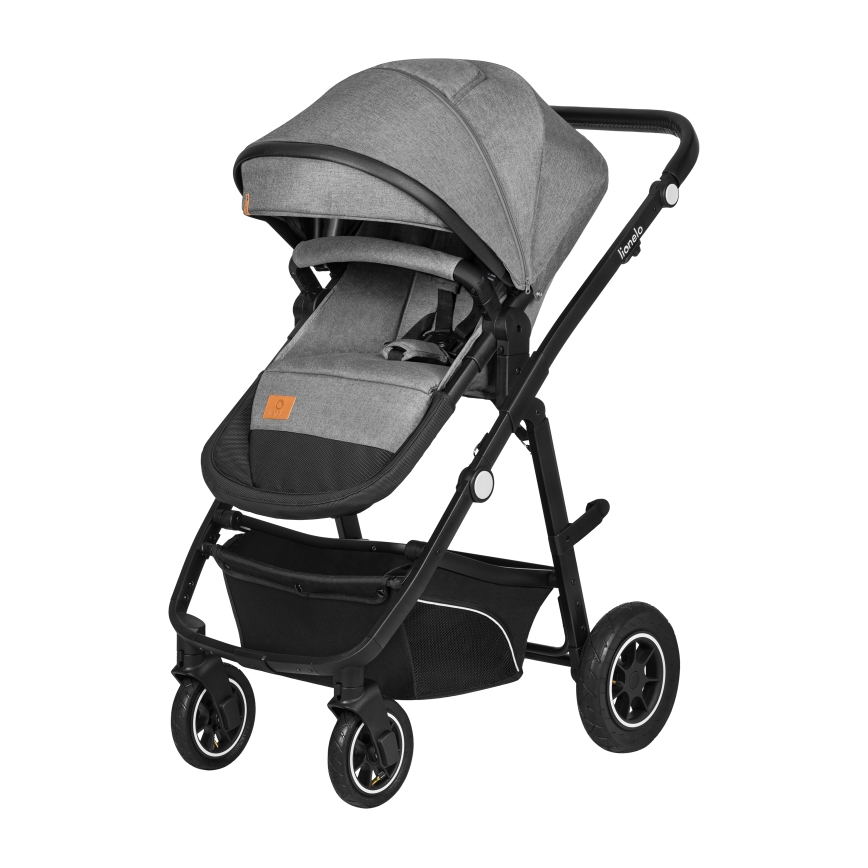 Lionelo - Passeggino combinato 3 in 1 BIANKA Grey Stone