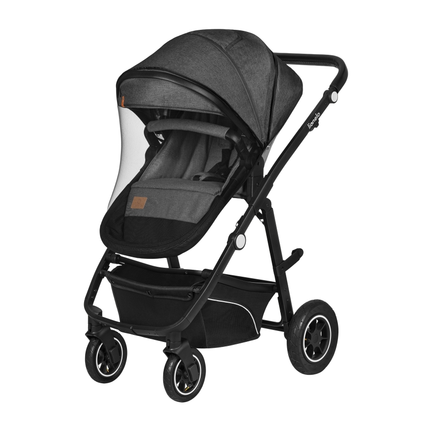 Lionelo - Passeggino combinato 3 in 1 BIANKA Grey Stone