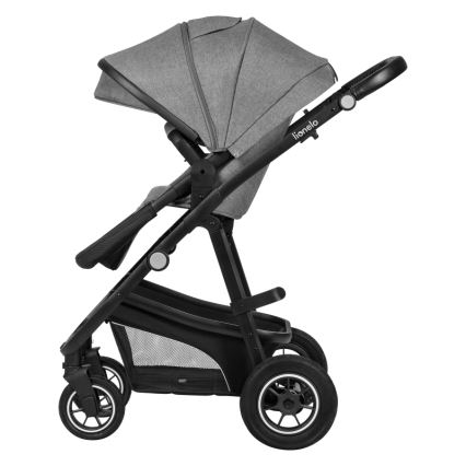 Lionelo - Passeggino combinato 3 in 1 BIANKA Grey Stone