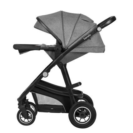 Lionelo - Passeggino combinato 3 in 1 BIANKA Grey Stone