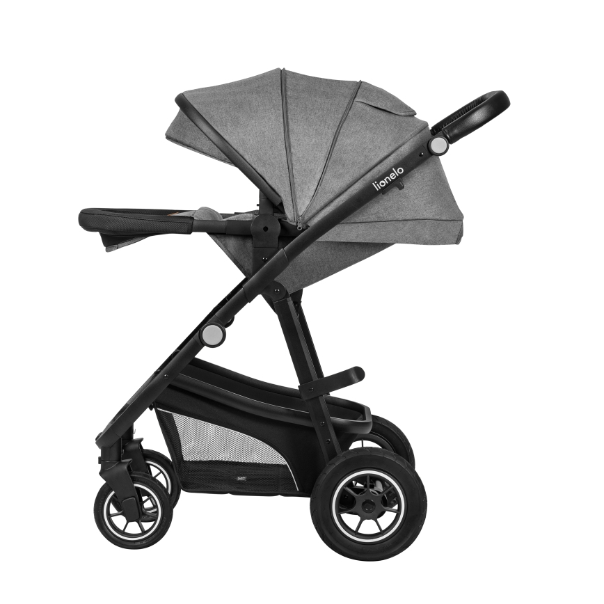 Lionelo - Passeggino combinato 3 in 1 BIANKA Grey Stone