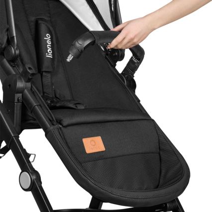 Lionelo - Passeggino combinato 3 in 1 BIANKA Onice Nera