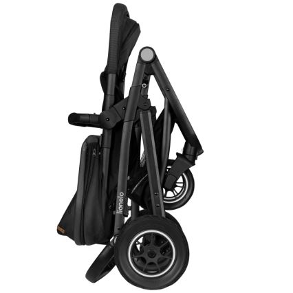 Lionelo - Passeggino combinato 3 in 1 BIANKA Onice Nera