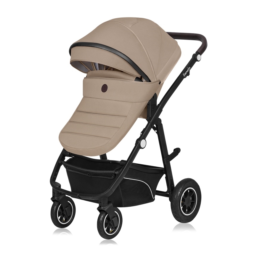 Lionelo - Passeggino combinato 3 in 1 BIANKA Sabbia Beige