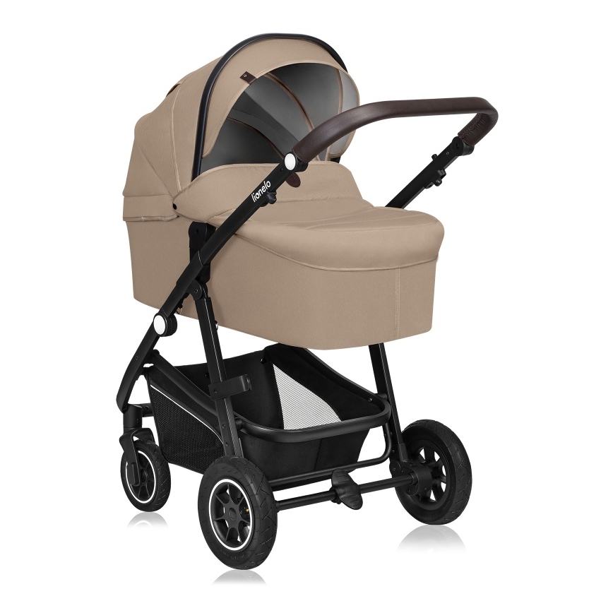 Lionelo - Passeggino combinato 3 in 1 BIANKA Sabbia Beige