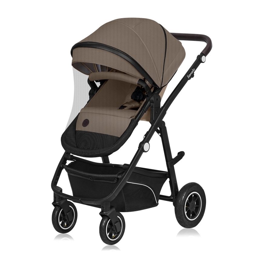 Lionelo - Passeggino combinato 3 in 1 BIANKA Sabbia Beige