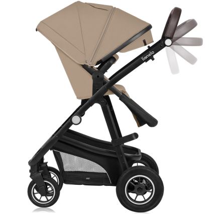Lionelo - Passeggino combinato 3 in 1 BIANKA Sabbia Beige