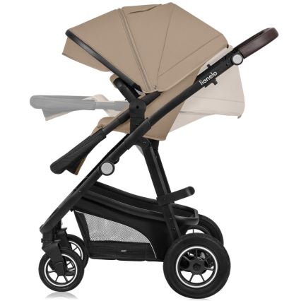 Lionelo - Passeggino combinato 3 in 1 BIANKA Sabbia Beige