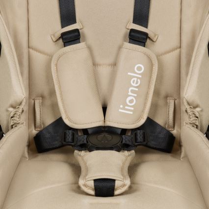 Lionelo - Passeggino combinato 3 in 1 MERIL Beige sabbia