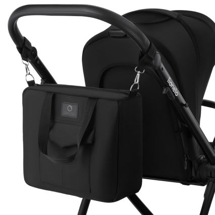 Lionelo - Passeggino combinato 3 in 1 MERIL Nero Onice