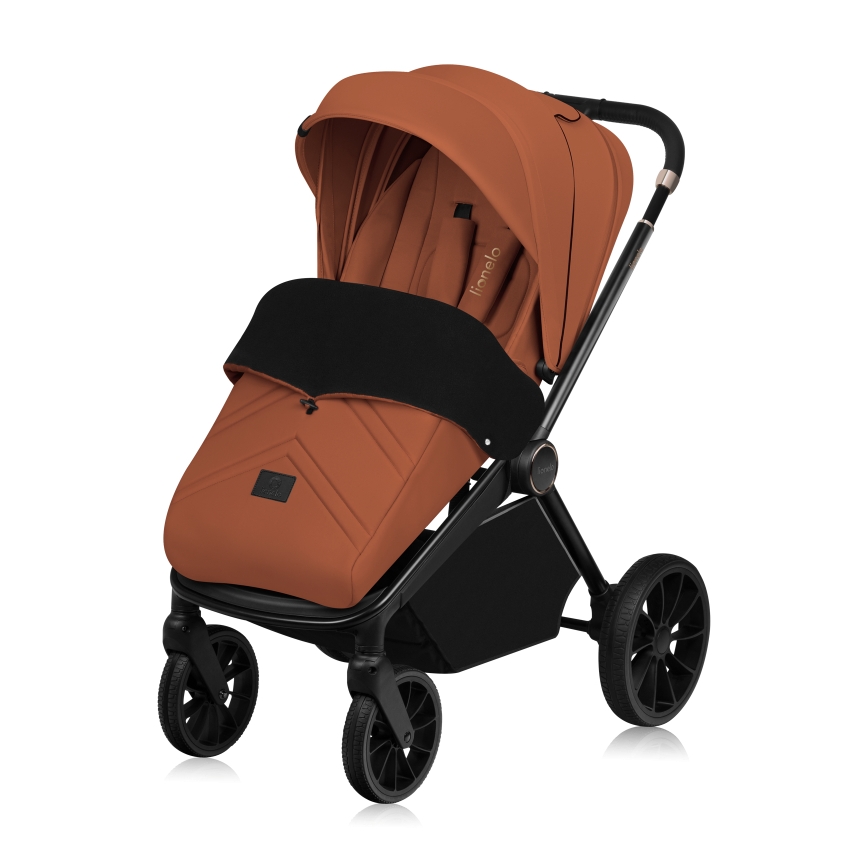 Lionelo - Passeggino combinato 3 in 1 MIKA PLUS Marrone Ruggine
