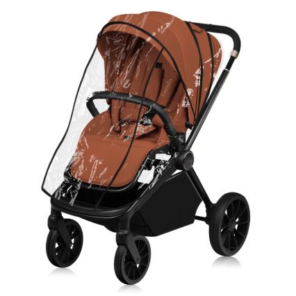 Lionelo - Passeggino combinato 3 in 1 MIKA PLUS Marrone Ruggine