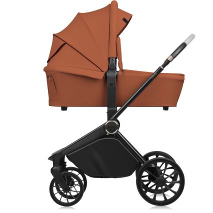Lionelo - Passeggino combinato 3 in 1 MIKA PLUS Marrone Ruggine