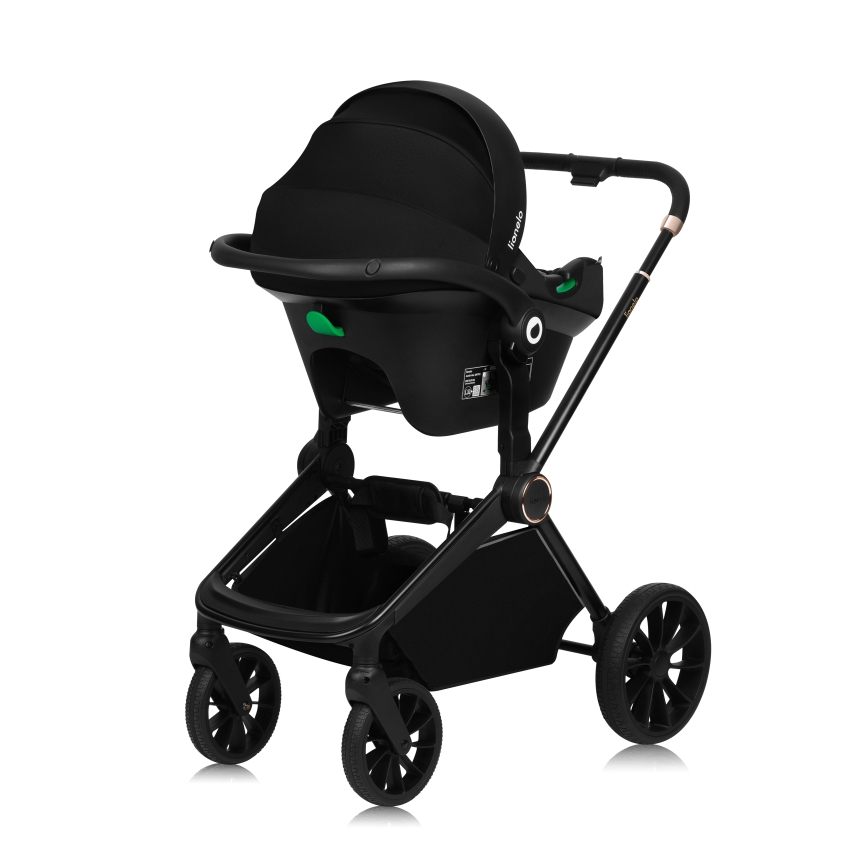 Lionelo - Passeggino combinato 3 in 1 MIKA PLUS Marrone Ruggine