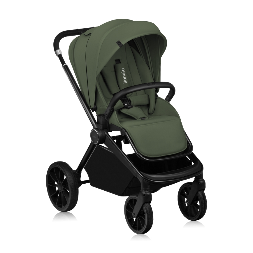 Lionelo - Passeggino combinato 3 in 1 MIKA PLUS Verde Oliva