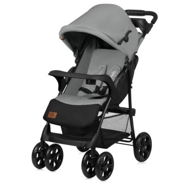 Lionelo - Passeggino EMMA PLUS grigio/nero