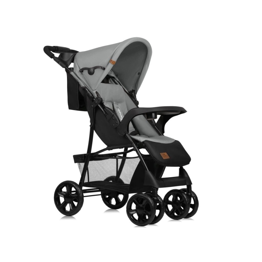 Lionelo - Passeggino EMMA PLUS grigio/nero