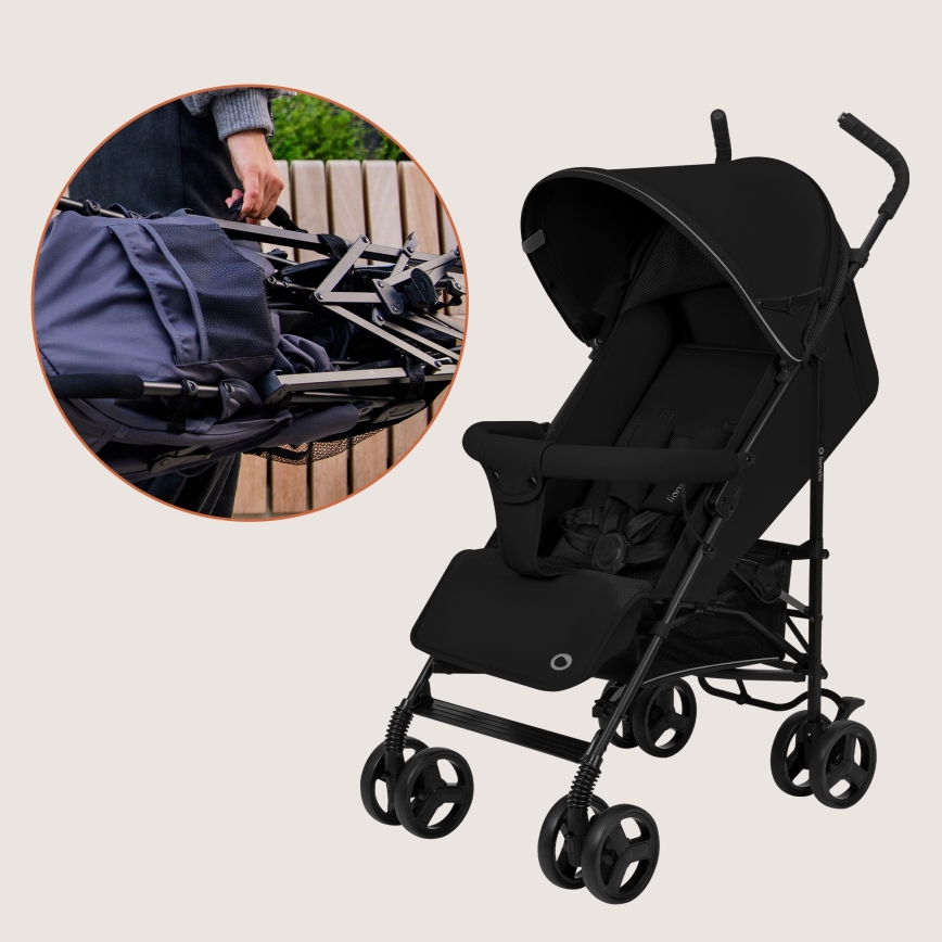 Lionelo - Passeggino Golf ELIA Black Onyx