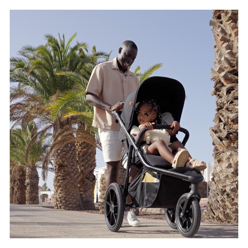 Lionelo - Passeggino sportivo AZURA nero