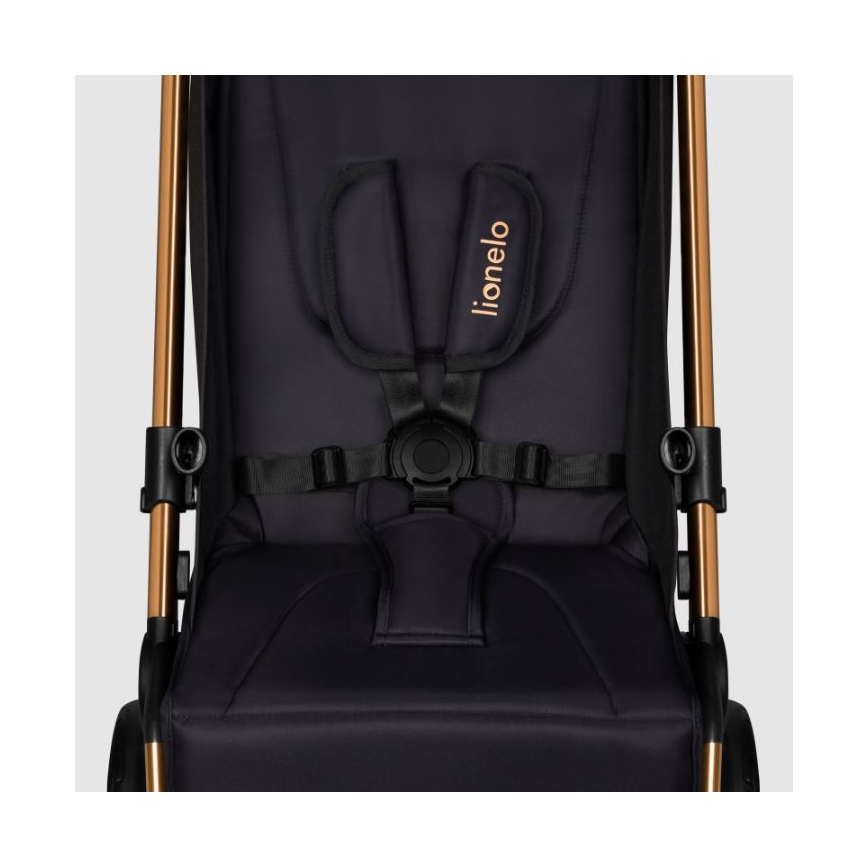 Lionelo - Passeggino sportivo CLOE nero/blu/oro