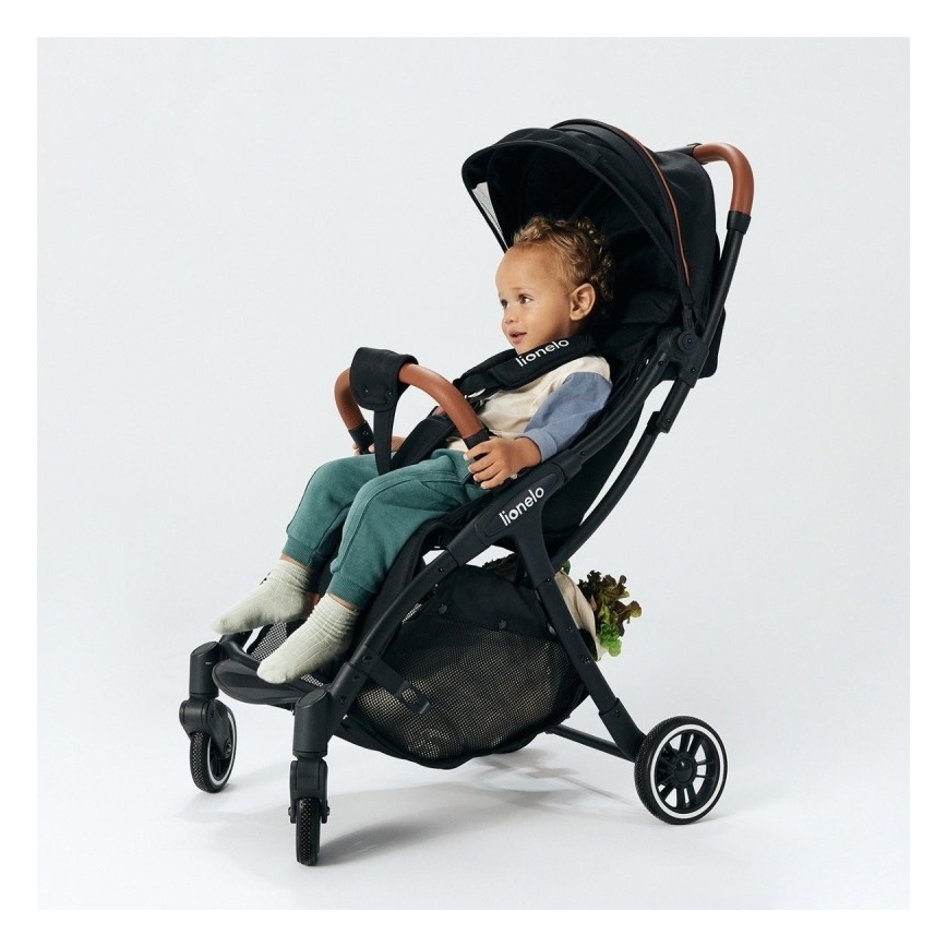 Lionelo - Passeggino sportivo JULIE ONE Nero