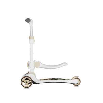Lionelo - Per bambini scooter 2in1 FRANKY bianco/beige