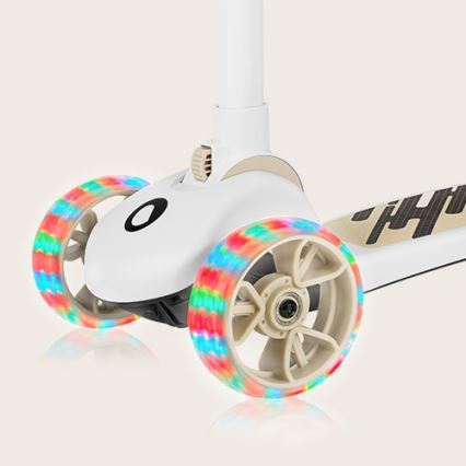 Lionelo - Per bambini scooter 2in1 FRANKY bianco/beige