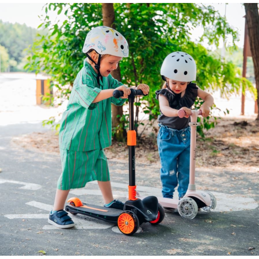 Lionelo - Per bambini scooter JESSY grigio/verde