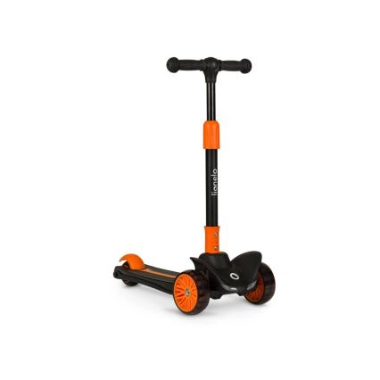Lionelo - Per bambini scooter TIMMY arancione/nero