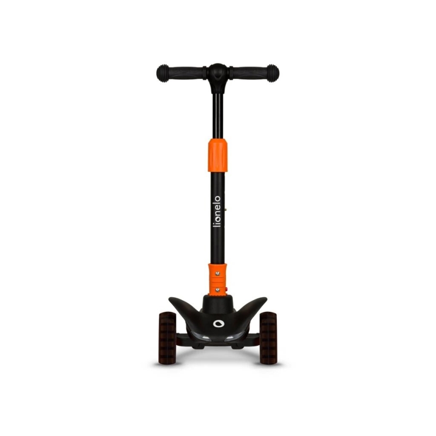 Lionelo - Per bambini scooter TIMMY arancione/nero