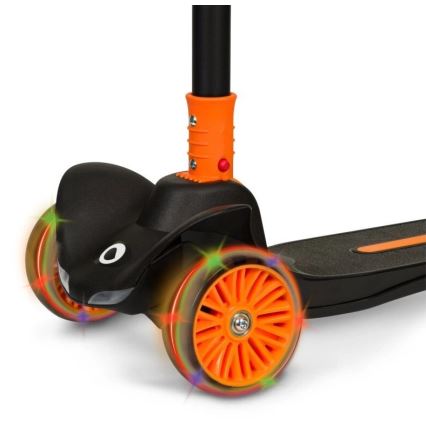 Lionelo - Per bambini scooter TIMMY arancione/nero