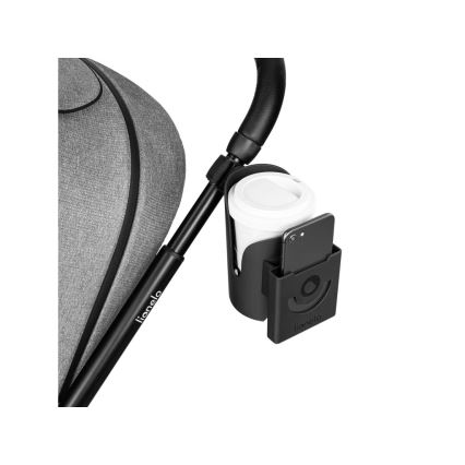 Lionelo - Portabevande per passeggino OVE Black Onyx