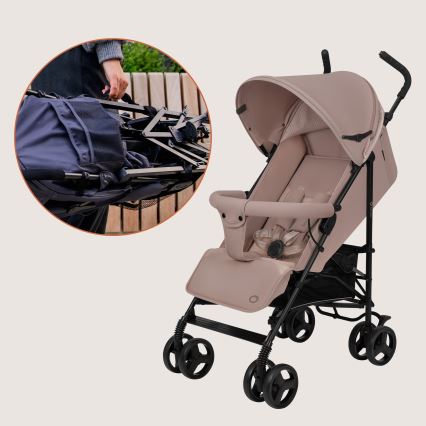 Lionelo - Poussette canne ELIA beige taupe