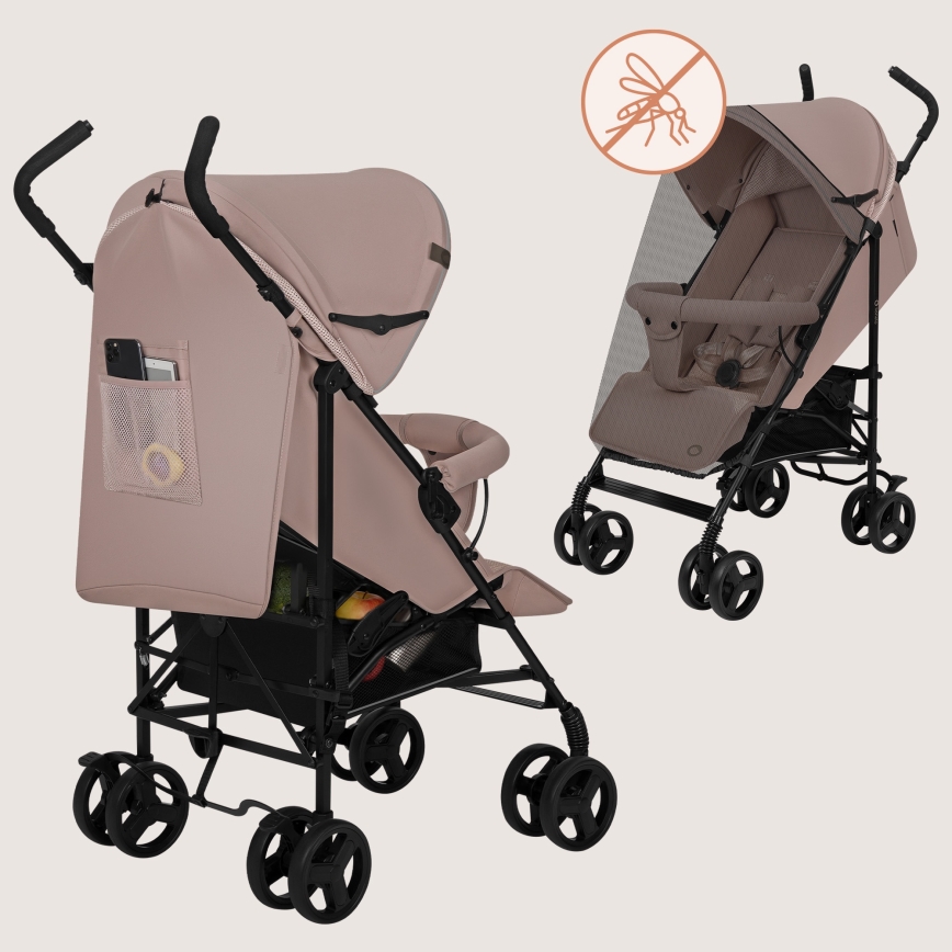 Lionelo - Poussette canne ELIA beige taupe