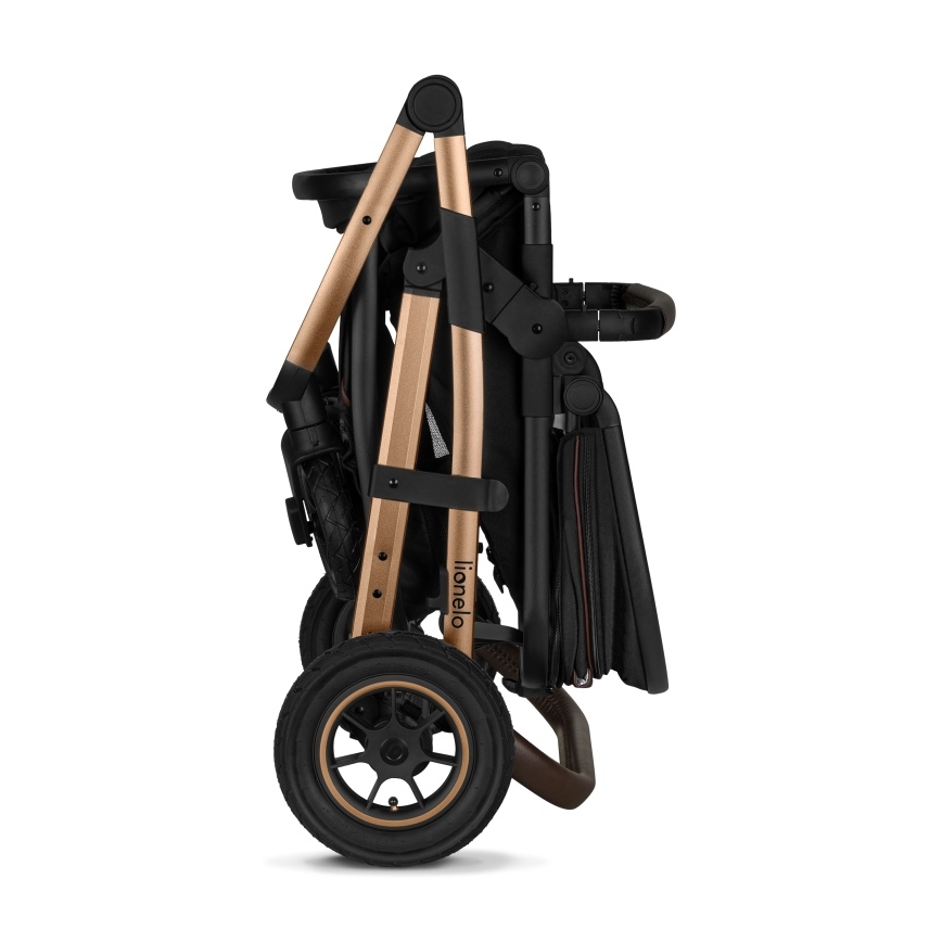 Lionelo - Poussette combinée 2-en-1 AMBER Black Onyx