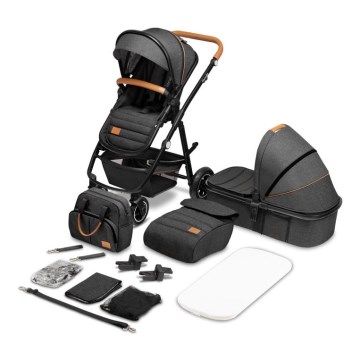 Lionelo - Poussette combinée 2 en 1 AMBER Gris Graphite
