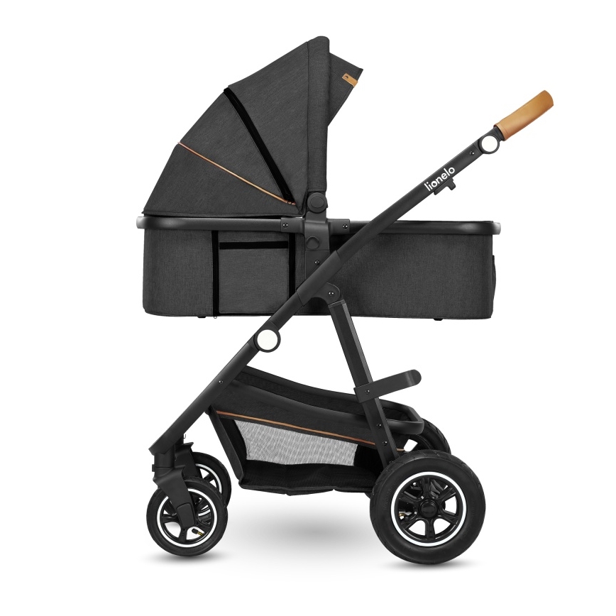 Lionelo - Poussette combinée 2 en 1 AMBER Gris Graphite