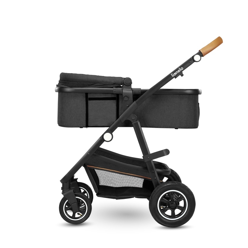 Lionelo - Poussette combinée 2 en 1 AMBER Gris Graphite