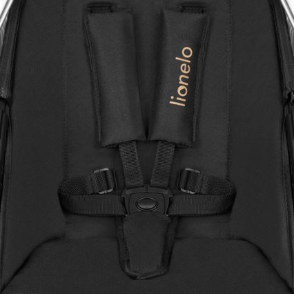 Lionelo - Poussette combinée 2 en 1 AMBER Noir Onyx