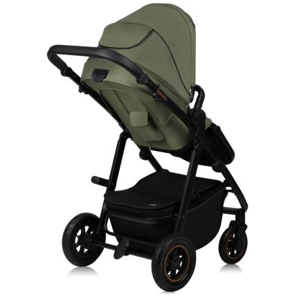 Lionelo - Poussette combinée 2 en 1 AMBER PLUS Green Forest