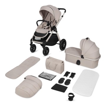Lionelo - Poussette combinée 2-en-1 LAYLA Beige sable