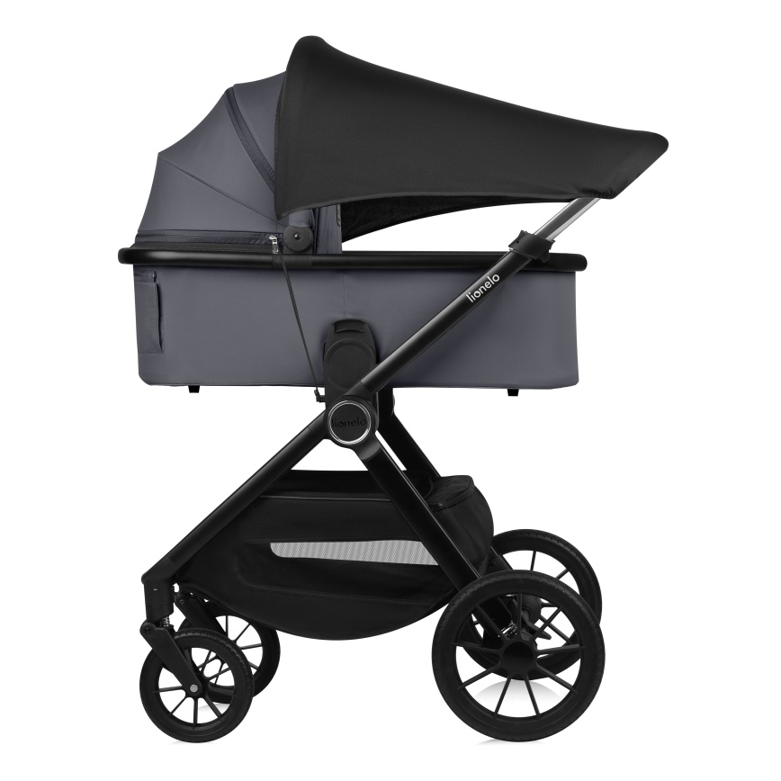 Lionelo - Poussette combinée 2-en-1 LAYLA Grey Stone