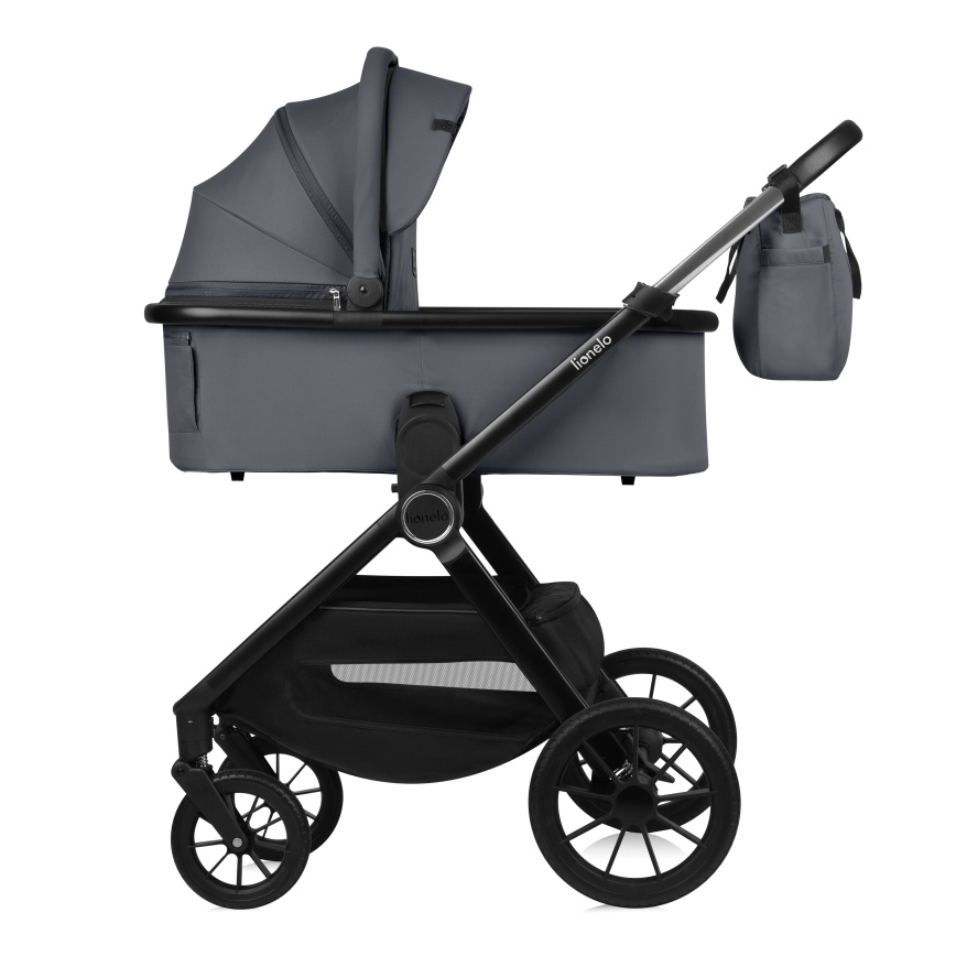 Lionelo - Poussette combinée 2-en-1 LAYLA Grey Stone