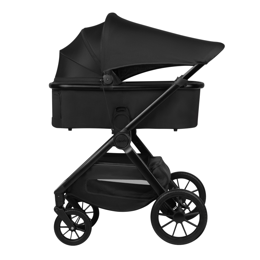 Lionelo - Poussette combinée 2-en-1 LAYLA Noir Onyx