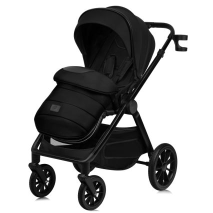 Lionelo - Poussette combinée 2-en-1 LAYLA Noir Onyx