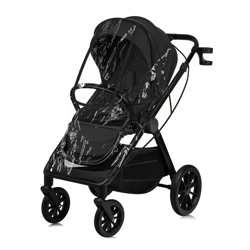 Lionelo - Poussette combinée 2-en-1 LAYLA Noir Onyx