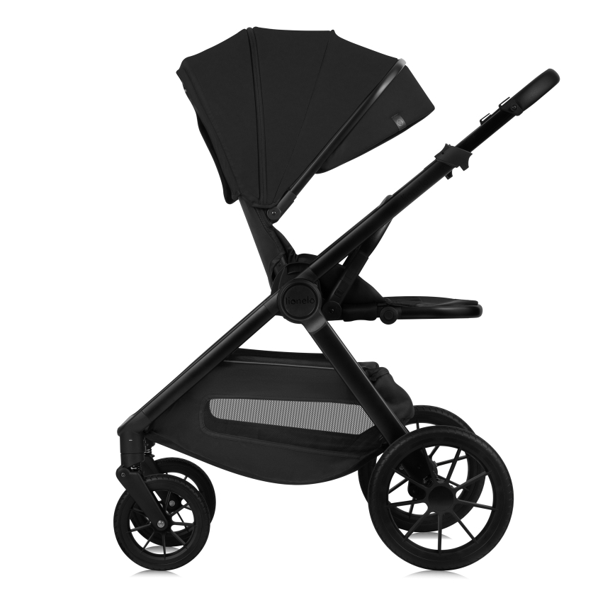 Lionelo - Poussette combinée 2-en-1 LAYLA Noir Onyx